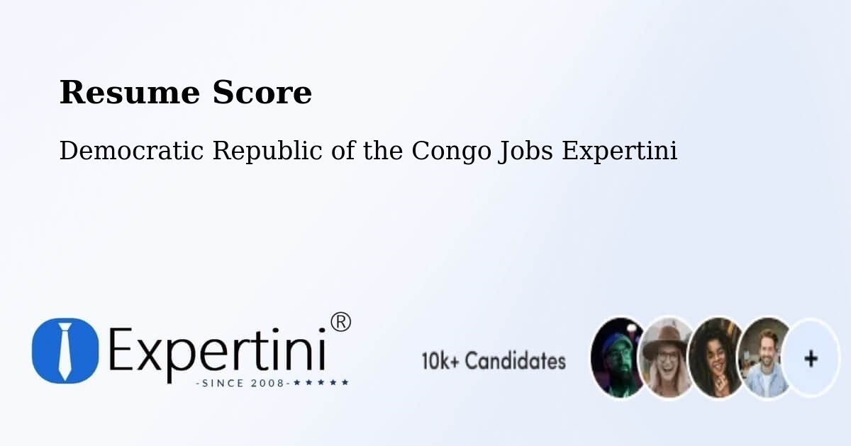 Resume Score & Job Description Match Tool – Wamba - Democratic Republic of the Congo Jobs Expertini
